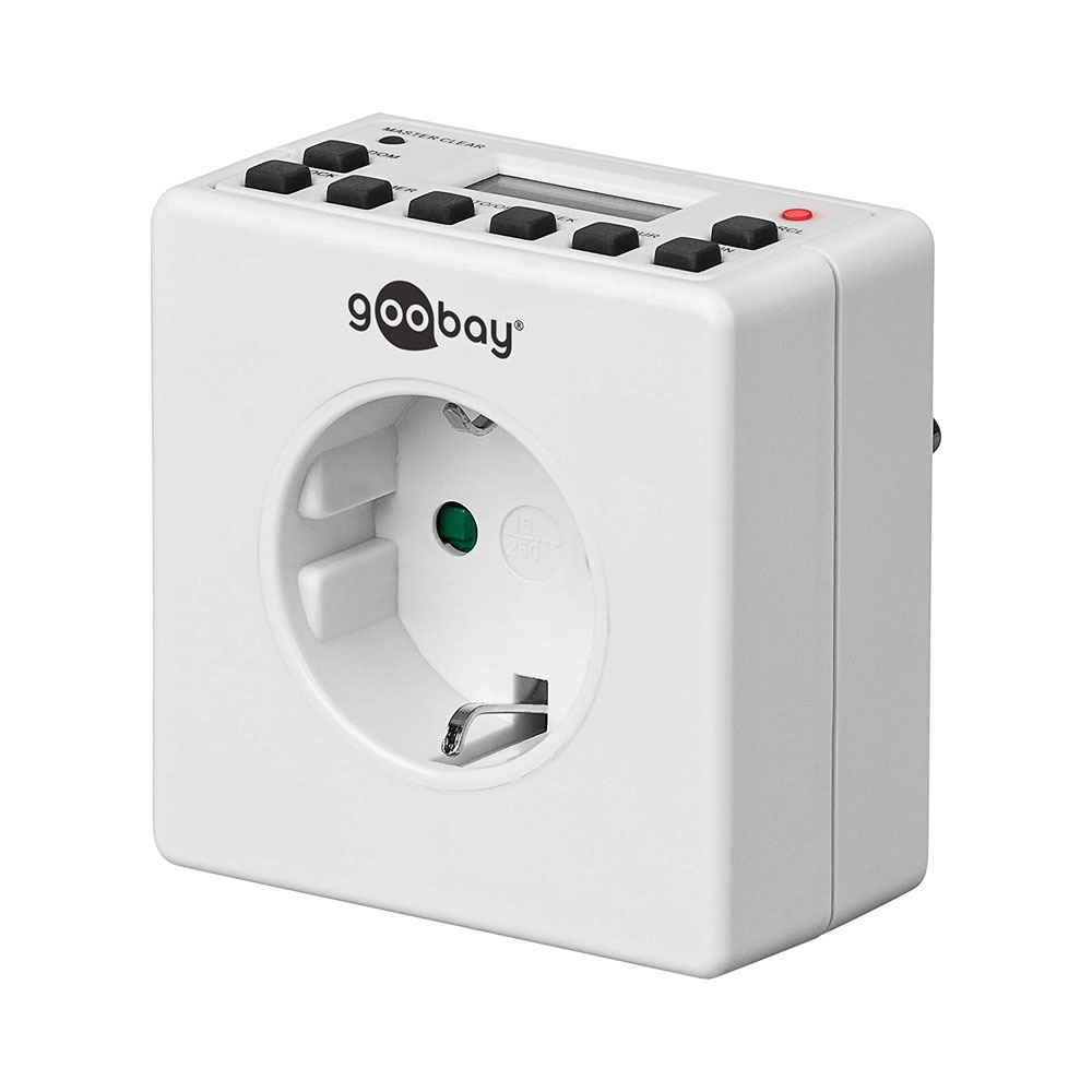 Goobay Digital Timer Beltéri Időzítős konnektor (93256)