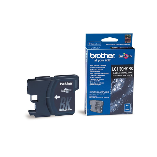 Brother LC1100HYBK черна мастилена касета с голям капацитет за 900 страници