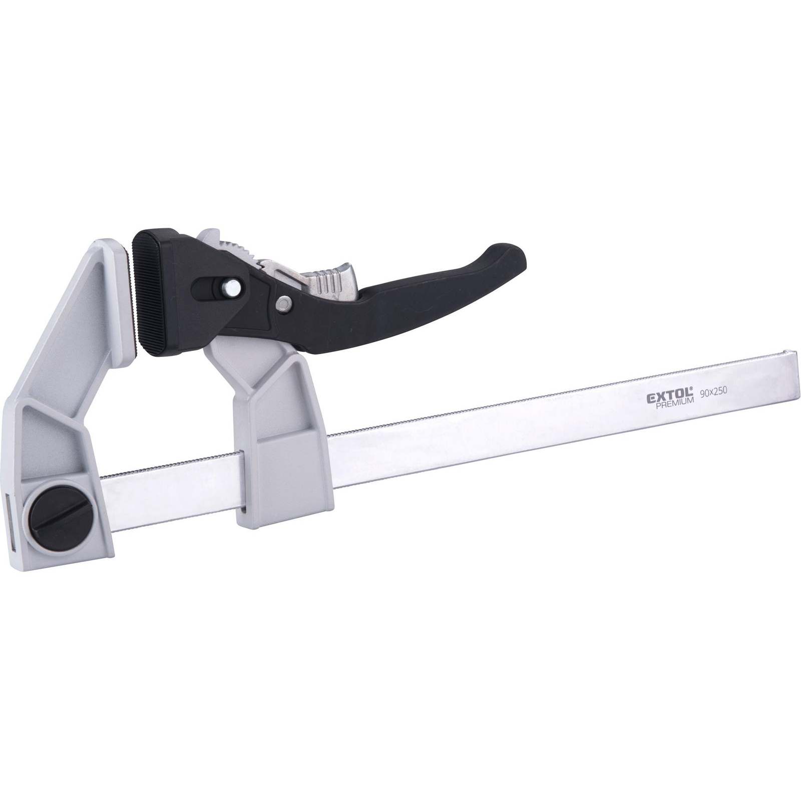 EXTOL PREMIUM F-szorító, racsnis, gyorskioldós (434819)