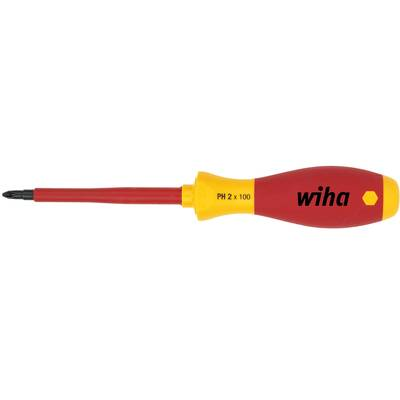 Отвертка Wiha, SoftFinish, VDE, PH2x100 (040301-0454)
