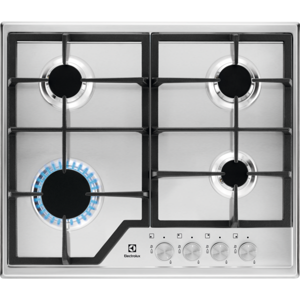 Electrolux EGS6426SX Gáz Főzőlap 60cm Rozsdamentes Acél