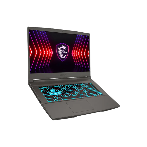 MSI Gaming NB Thin 15 B13VE-3485, 15.6" FHD 144Hz, i5-13420H, 16GB, 512GB M.2, RTX 4050 6GB, NOOS, Fekete