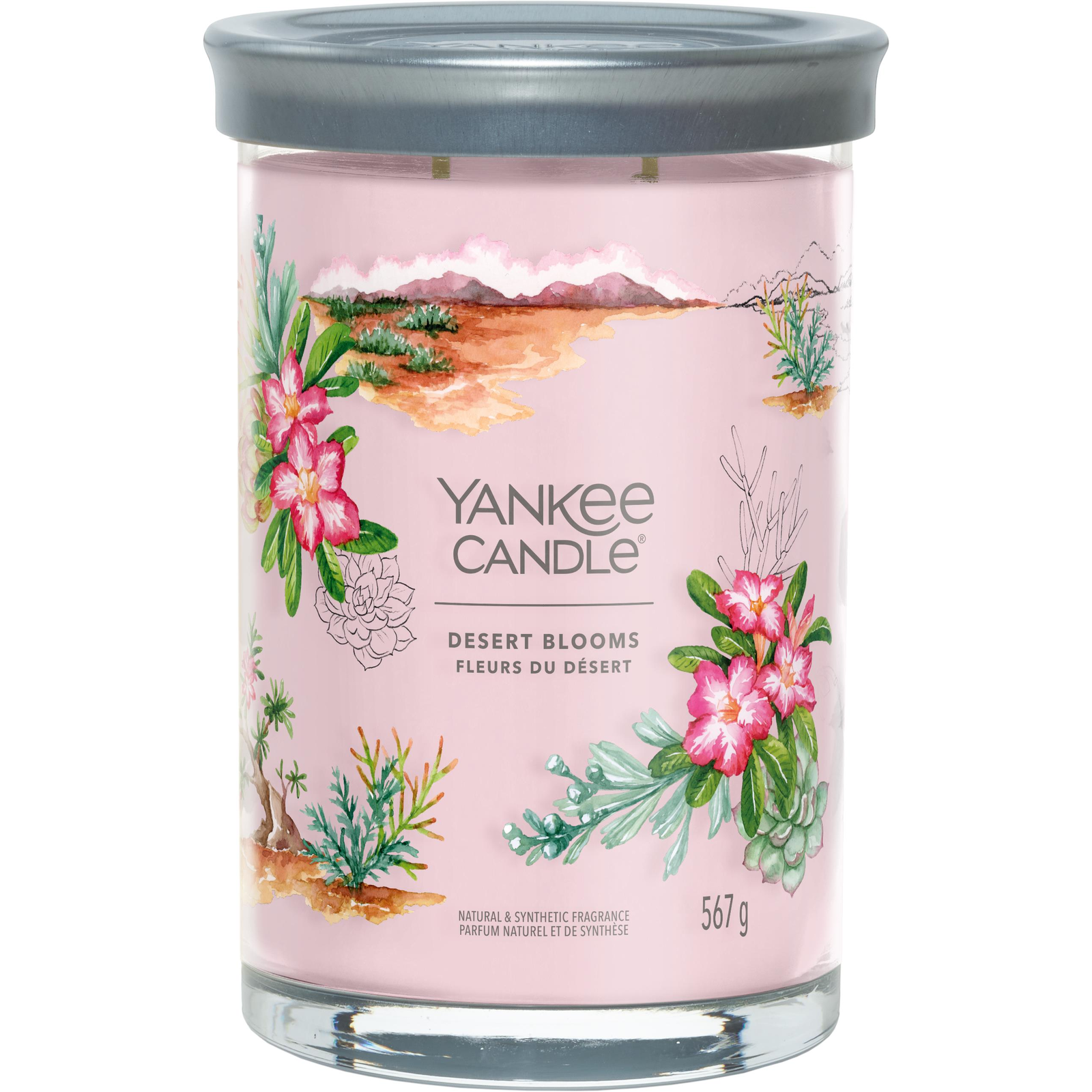 YANKEE CANDLE Signature Tumbler Desert Blooms, 2 kanócos, 567 g (5038581158853)