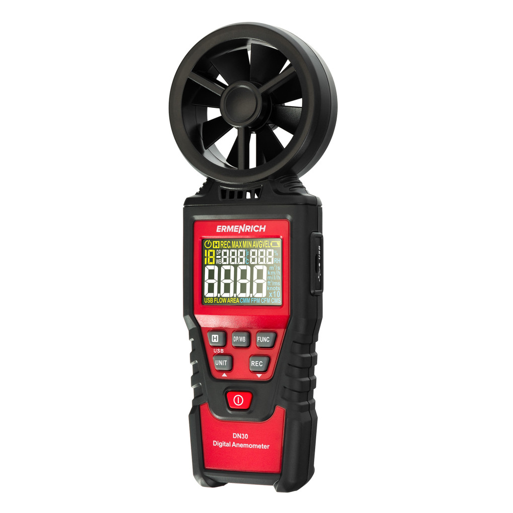 Ermenrich Seek DN30 digitális anemométer (82973) (82973)