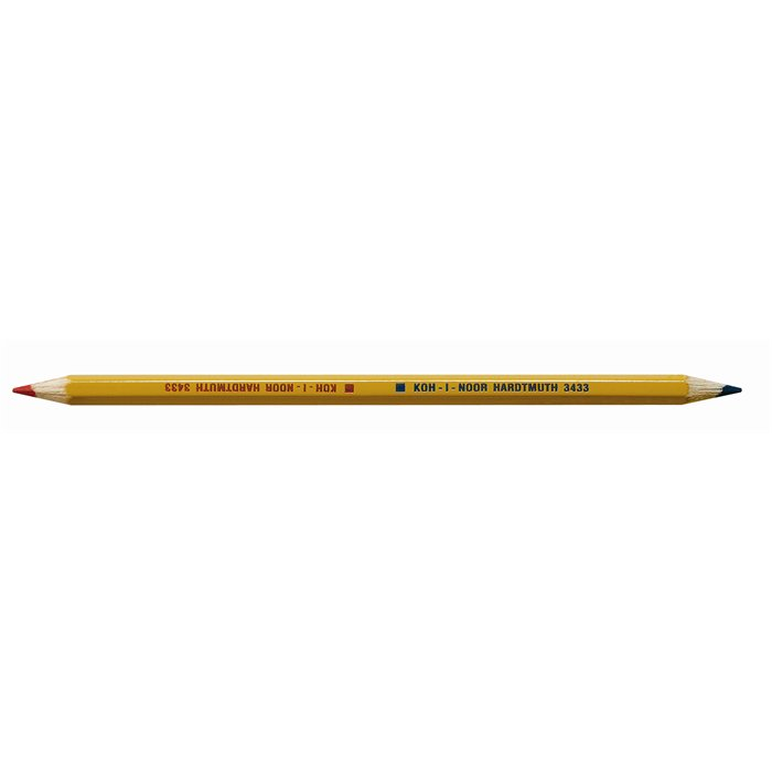 Koh-i-Noor 3433 Hatszögletű Színesceruza 12 db - Piros-kék (7140016000)