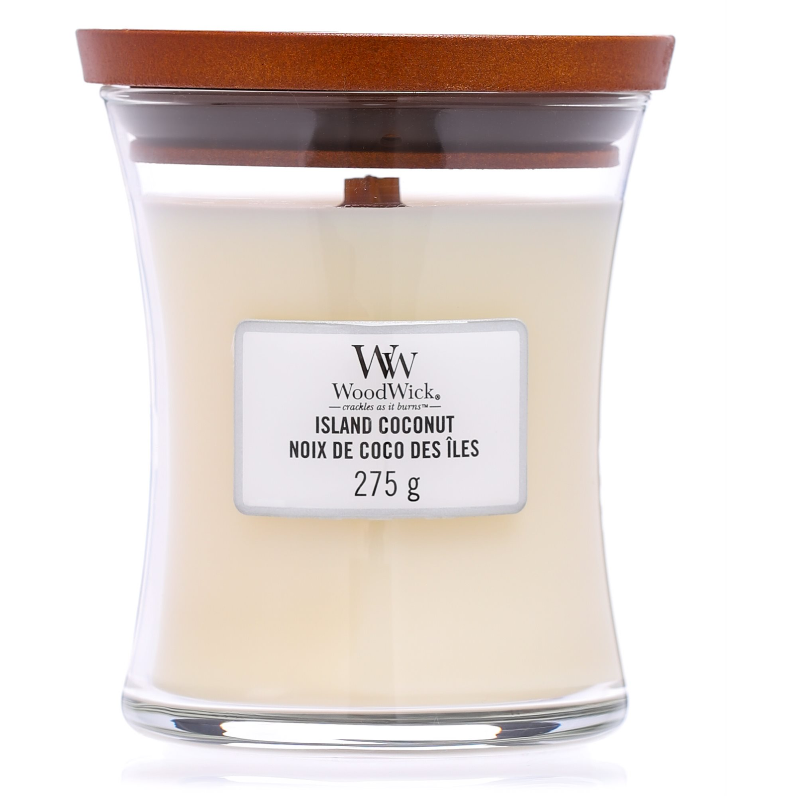 WOODWICK Island Coconut Medium Candle 275 gramm (5038581057842)