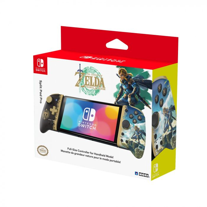 Nintendo Switch Split Pad Pro Zelda - Tears of the Kingdom kontroller piros-kék (NSP28292) (NSP28292)
