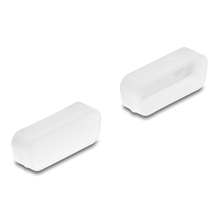 Delock 2 db. fekete borítás por ellen D-Sub 15 áttetsző (67122) (67122)