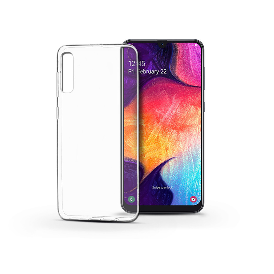 Samsung A505F Galaxy A50/A30s szilikon hátlap - Soft Clear - transparent (PT-5090)