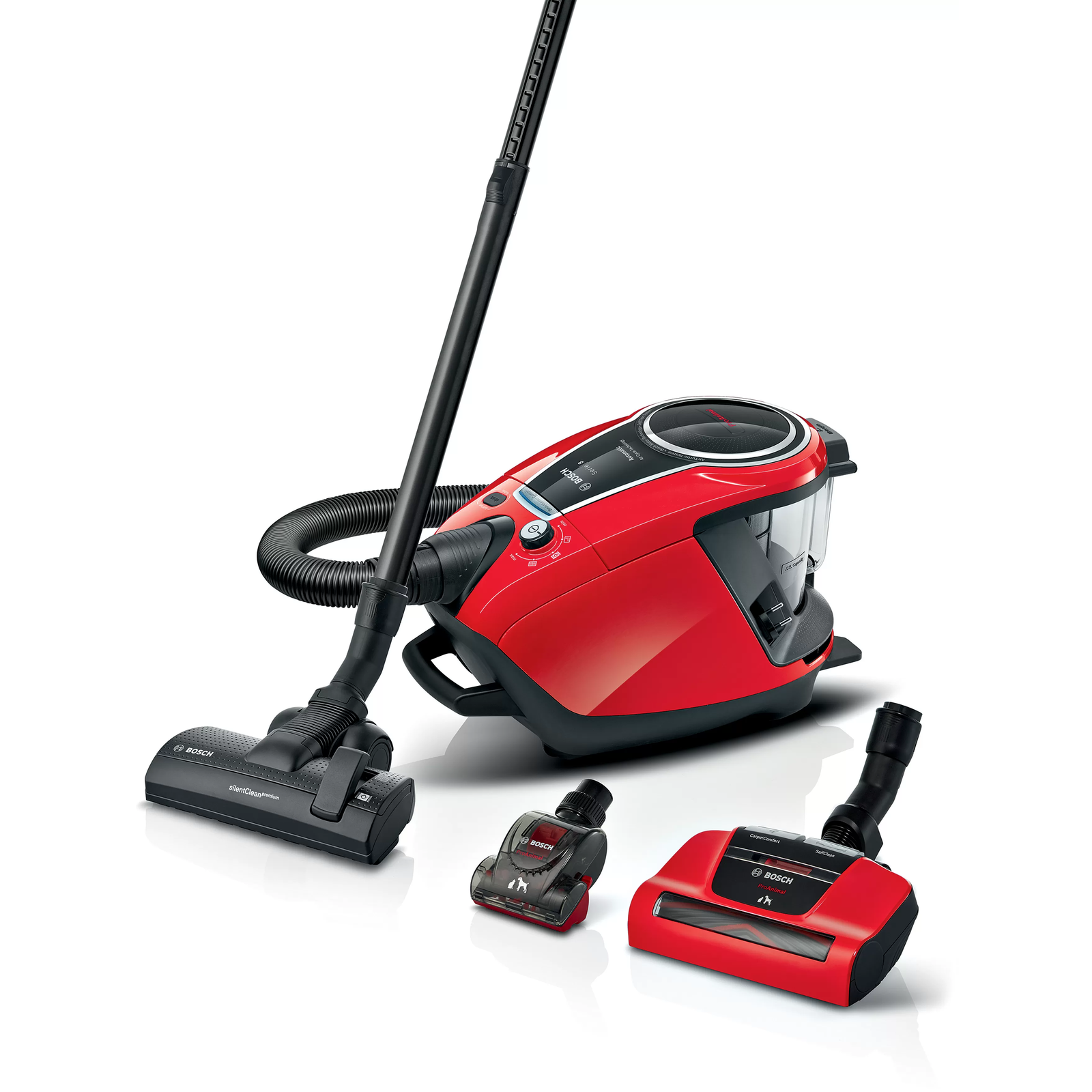 Bosch BGS7PET porzsák nélküli porszívó piros (BGS7PET)