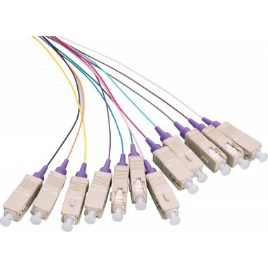 Fiber Pigtail Set 12x SC OM4