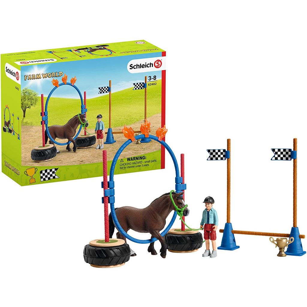 Schleich póni ügyességi verseny (42482) (sch42482)