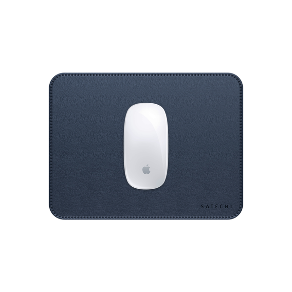 SATECHI Premium Mouse Mat - vegán bőr egérpad kék