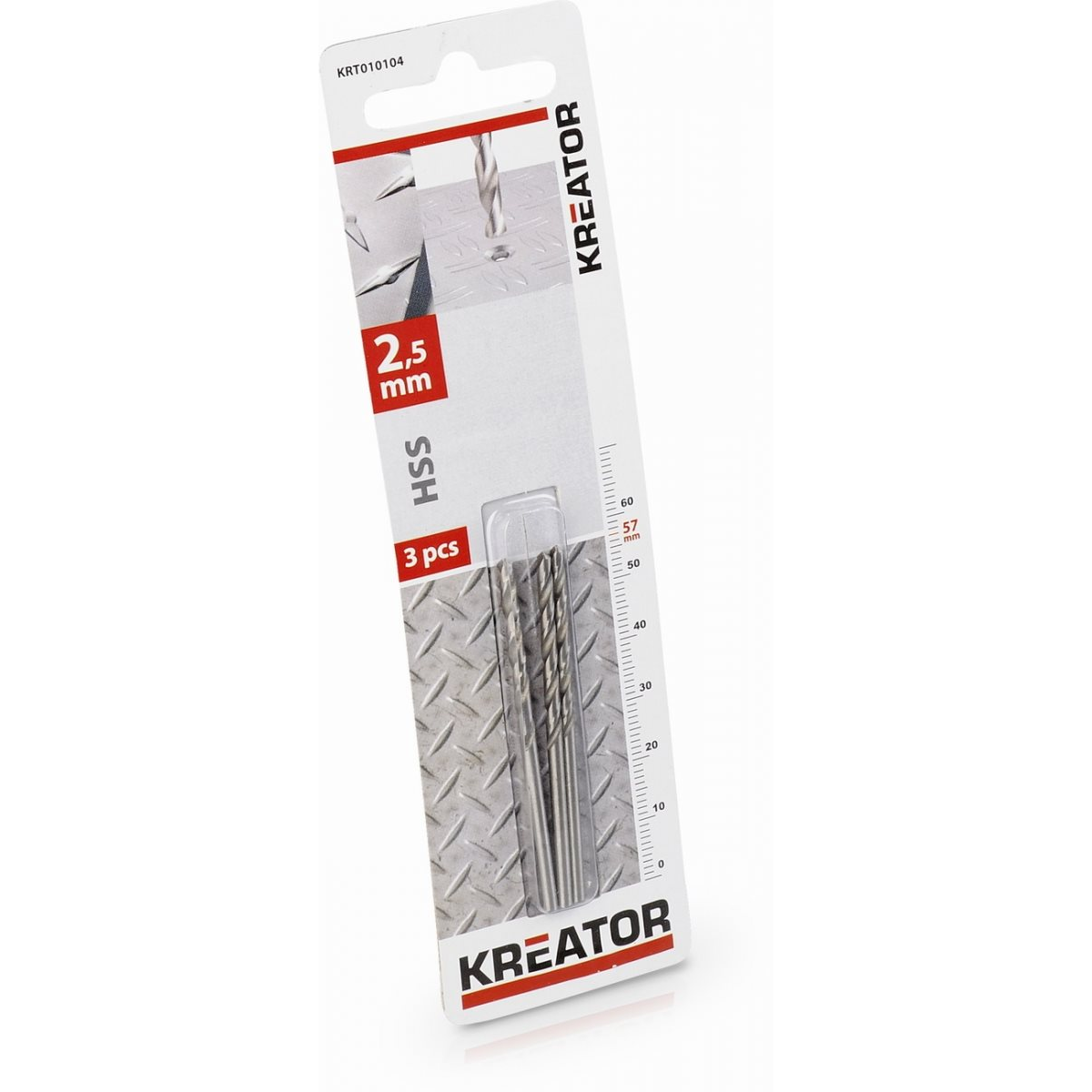 Kreator fémfúrószár 2,5 mm HSS (KRT010104)