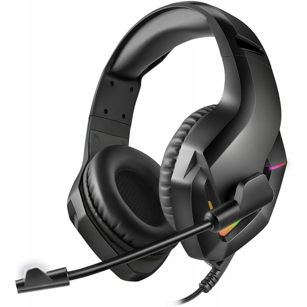 VARR GAMING RGB HEADPHONES 50MM SPEAKERS SLUCHÁTKA PŘES UŠI MIC 3,5MM USB