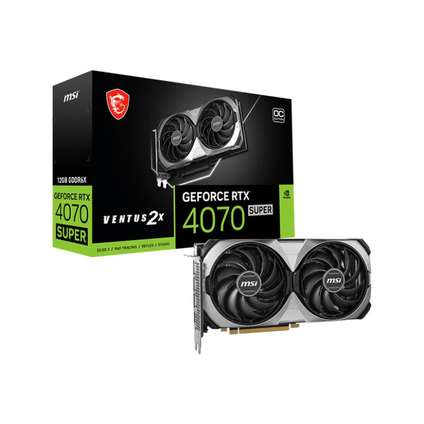 MSI VENTUS GeForce RTX 4070 SUPER 12G 2X OC NVIDIA 12 GB GDDR6X