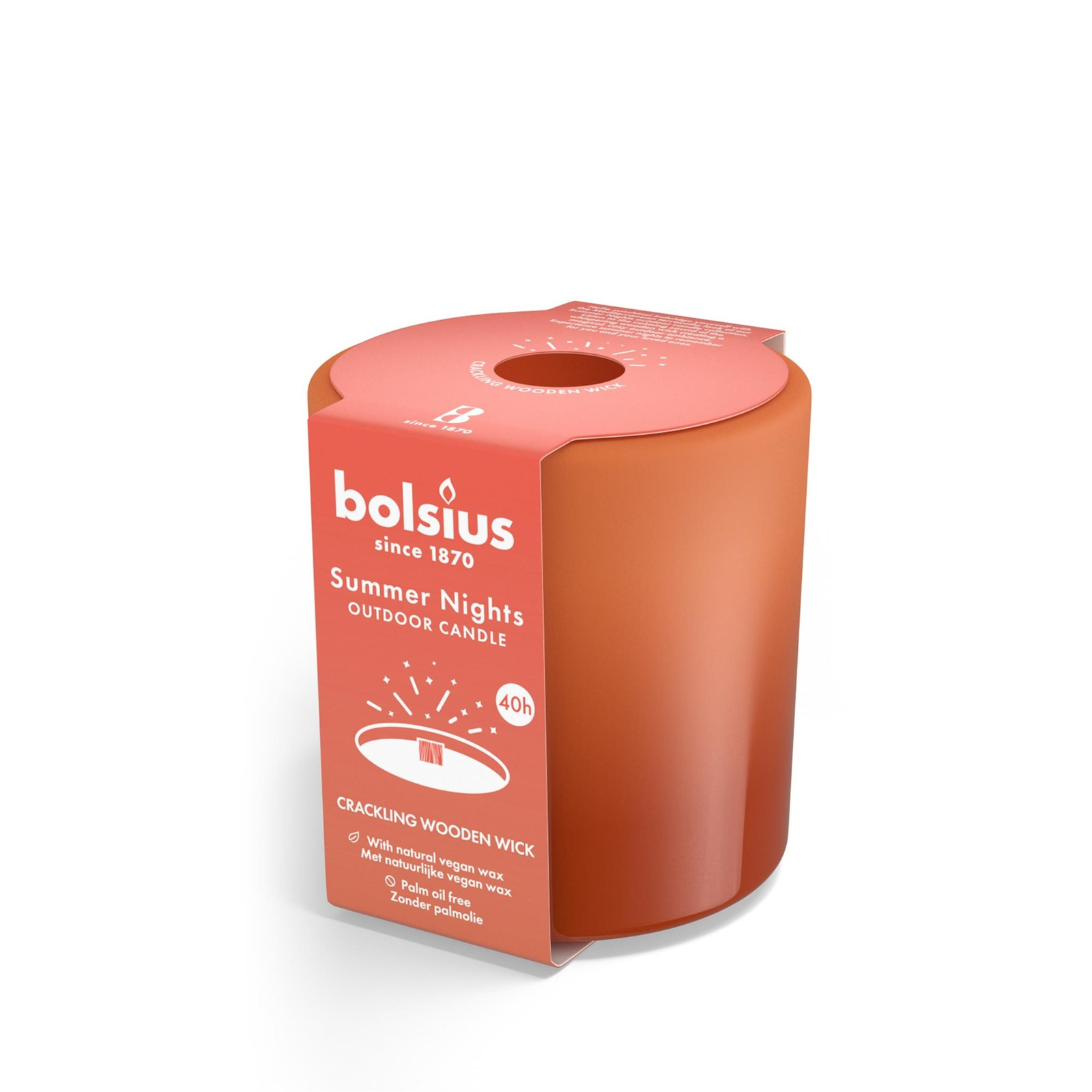 BOLSIUS Summer Nights terrakotta 100 × 100 mm (8717847155948)