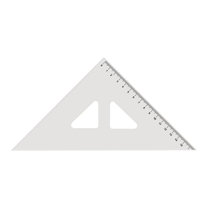 Koh-i-Noor Háromszög vonalzó 45° - 15 cm (7250086000)