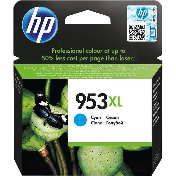 HP No.953XL Cyaan 1.450 paginaÂ´s (Origineel)