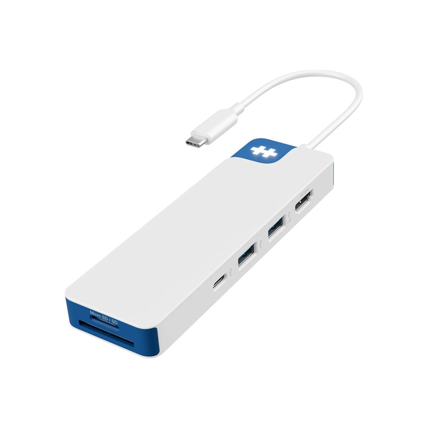 HYPER USB-C® dokkoló állomás HyperDrive Flex Beépített kártyaolvasóval