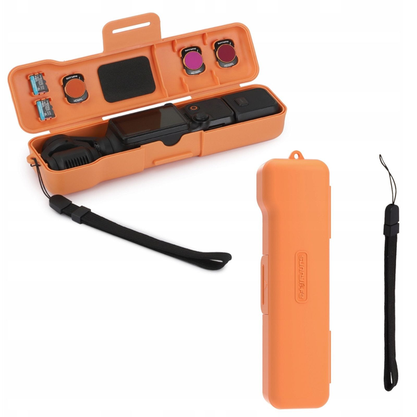 Futerał Case Pokrowiec Osłona Walizka Etui Do Dji Osmo Pocket 3 + Akcesoria / Op3-k981-c / Pomarańczowy