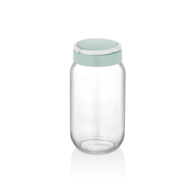 Iris HN-1358 Vegas Üveg Fűszertartó 1000ml - Zöld / Kék / Szürke (HN-1358)