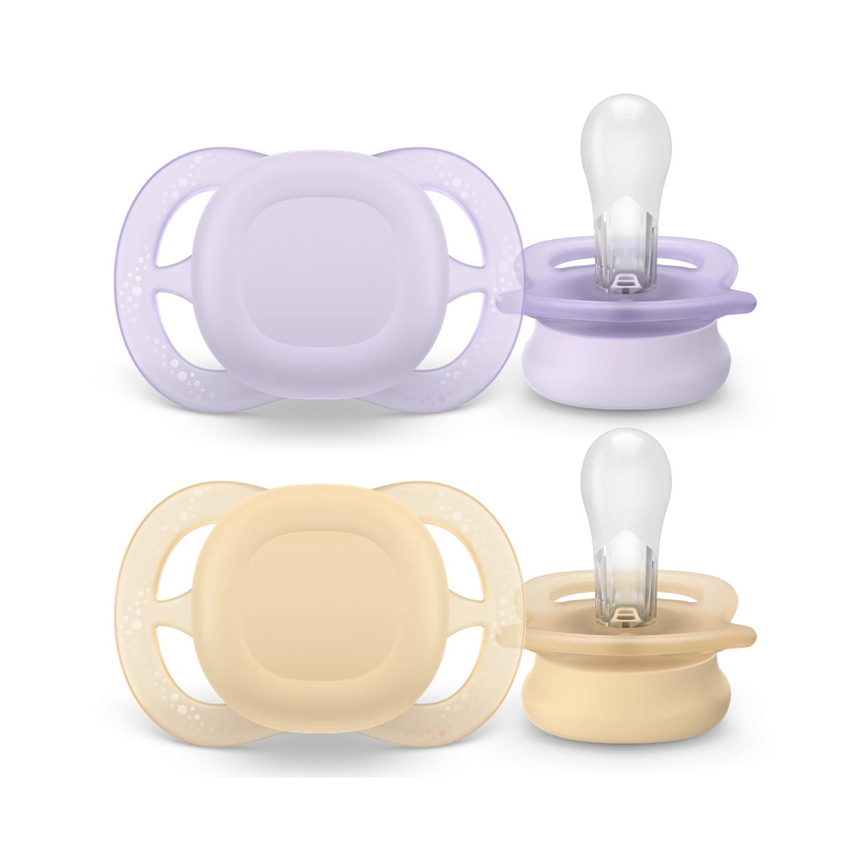 Philips SCF075/01 Avent Ultra Start cumi 2 darabos készlet - Sárga / Lila (SCF075/01)