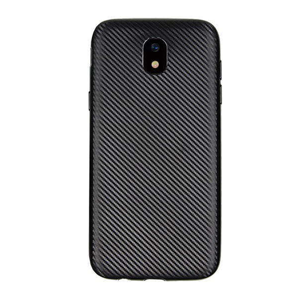 Szilikon telefonvédő (karbon minta) FEKETE [Samsung Galaxy J3 (2017) SM-J330 EU] (5996457726516)