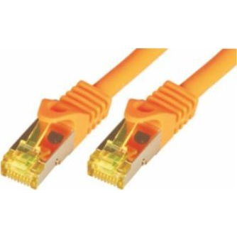 Mcab Mcab 0.5M CAT7 S-FTP LSZH ORA 10PACK/RAW CABLE PIMF RJ45 500MHZ
