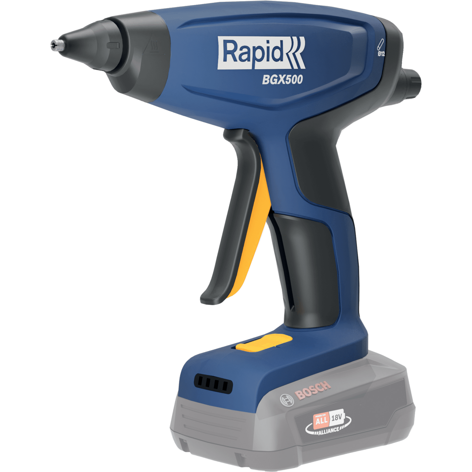 Rapid BGX500 Akkumulátoros ragasztópisztoly (Akku és töltő nélkül) (5001517)