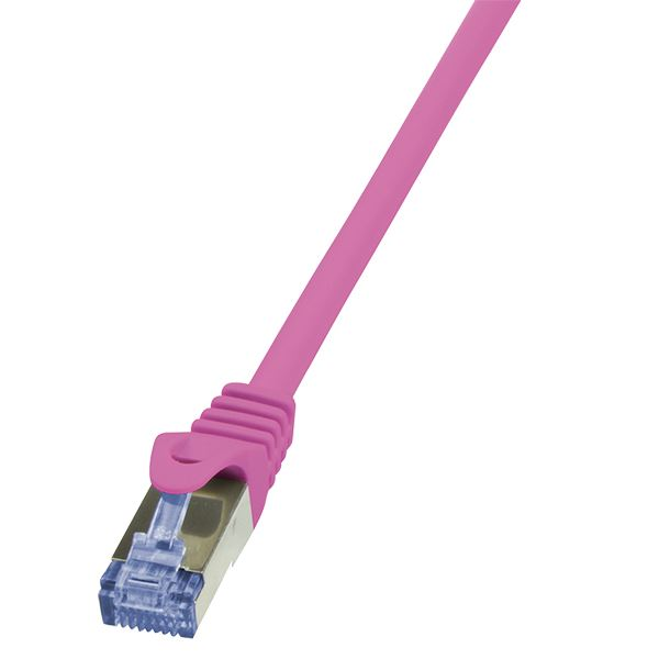 LogiLink 7.5m Cat.6A S/FTP cavo di rete Rosa 7,5 m Cat6a S/FTP (S-STP)