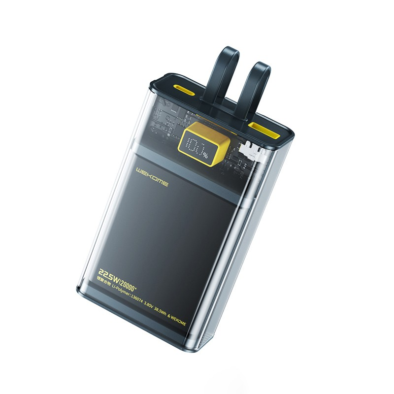 Wekome Pioneer Series Explore Power Bank 20000 mAh - Sárga (WK-WP-325)