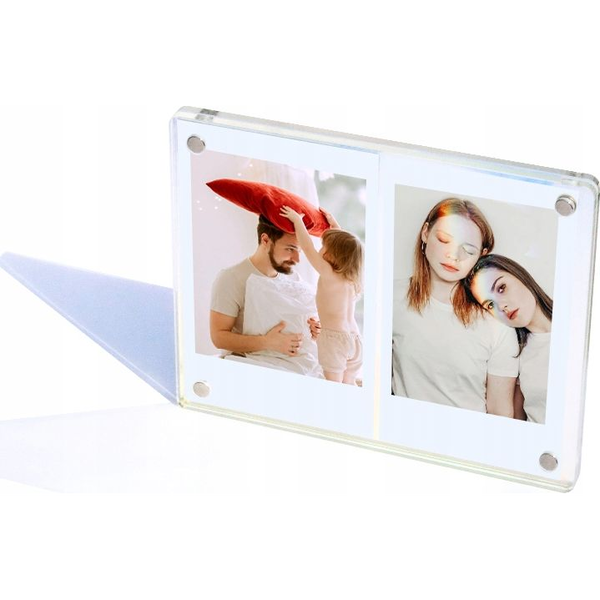 LoveInstant hűtőmágneses Képkeret, Instax Polaroid, átlátszó