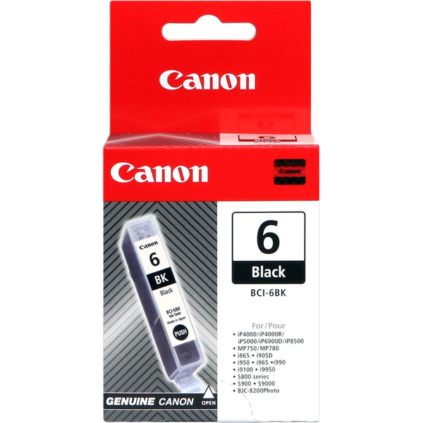 Canon BCI-6Bk inktcartridge Origineel Zwart