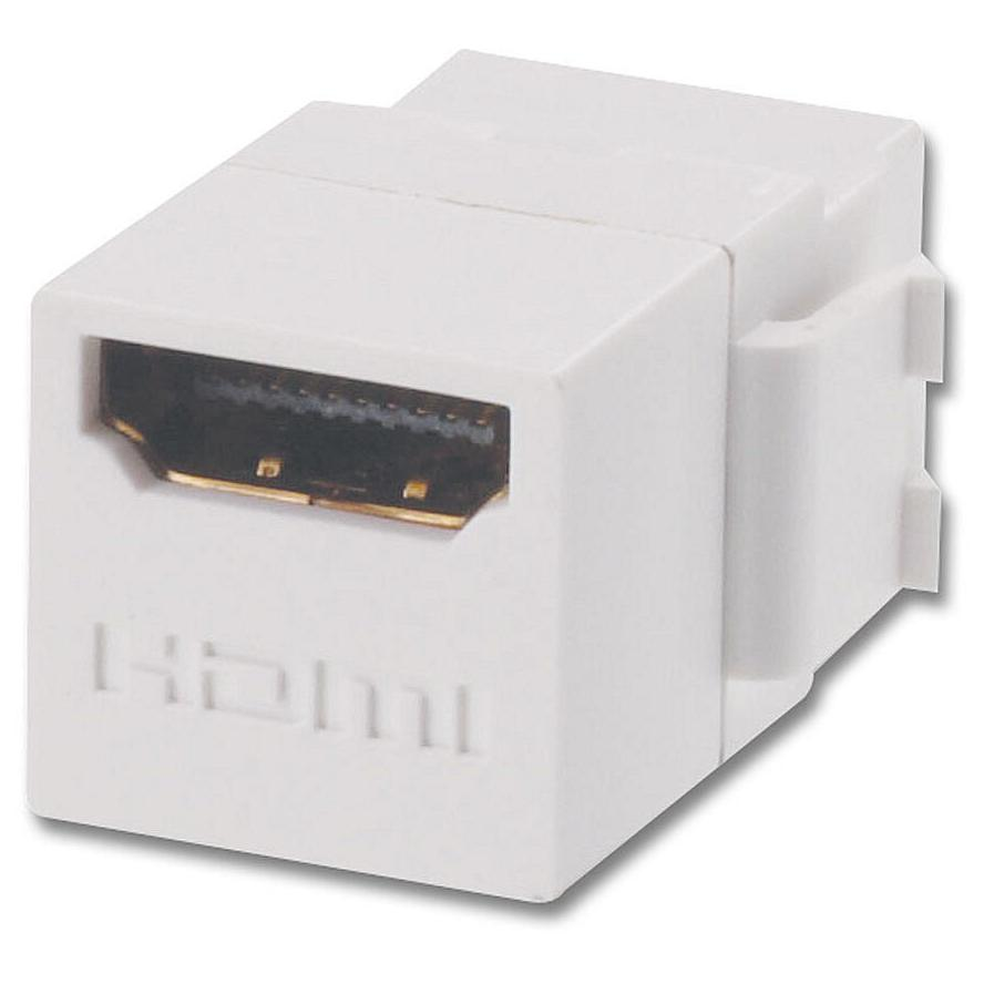 LINDY HDMI Doppelkuppl. F/F keystone Modul Wanddosen (60526)