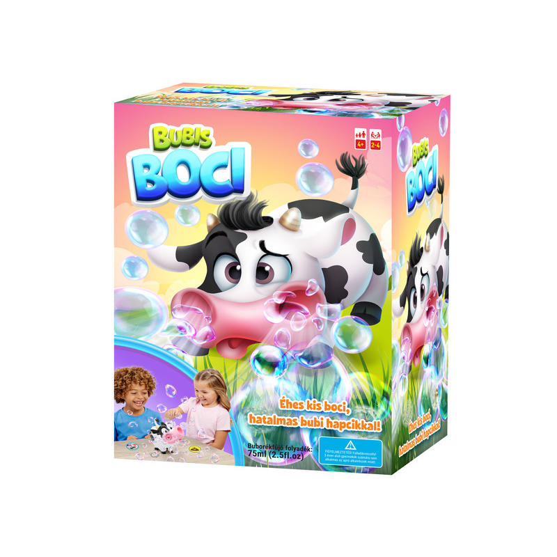 Bubis Boci különleges vidám fejlesztő társasjáték buborékfújóval (10703)