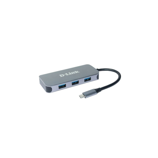 D-Link DUB-2335 dokkoló állomás és port replikátor Vezetékes USB C-típus Szürke