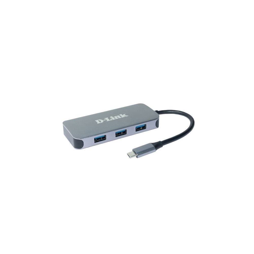 D-Link DUB-2335 dokkoló állomás és port replikátor Vezetékes USB C-típus Szürke (DUB-2335)