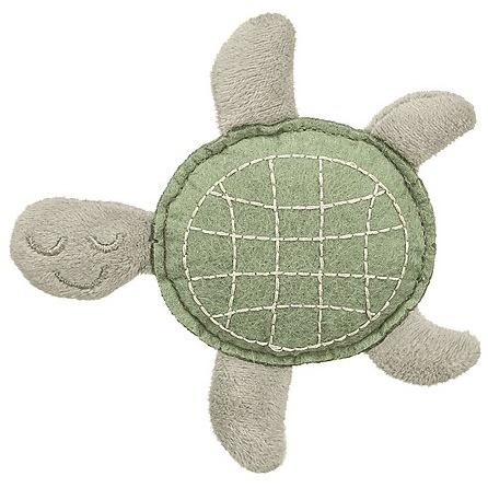 Trixie Żółw, zabawka, dla kota, filc, z kocimiętką, 12 cm
