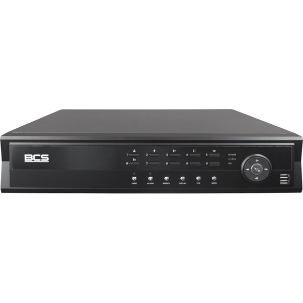 BCS BCS-L-SNVR0801-4KE-8P(2) 8-csatornás IP felvevő PoE-vel és HDMI 4K kimenettel