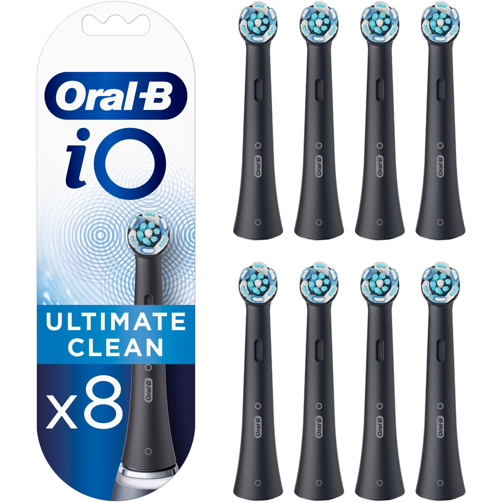 Oral-B iO Ultimate Clean - fekete, 8 db (4210201434832)