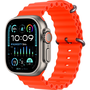 Apple Watch Ultra 2 49mm Titanium Case with Orange Ocean Band