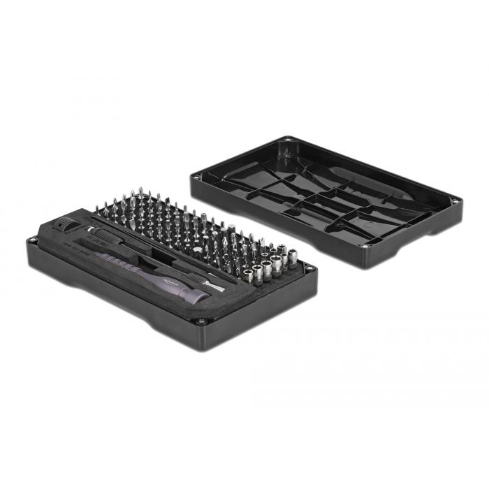 Delock precíziós csavarhúzófej készlet 106db-os (64127) (d64127)