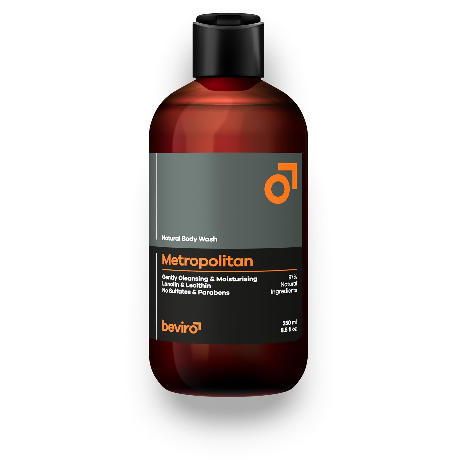 BEVIRO Natural Body Wash Metropolitan 250 ml (8594191204207)