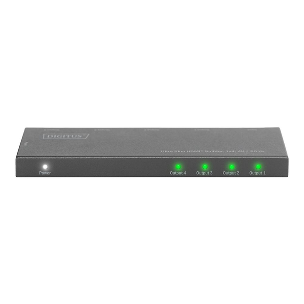 DIGITUS Ultra Slim HDMI Splitter DS-45323 - video/audio splitter - 4 ports