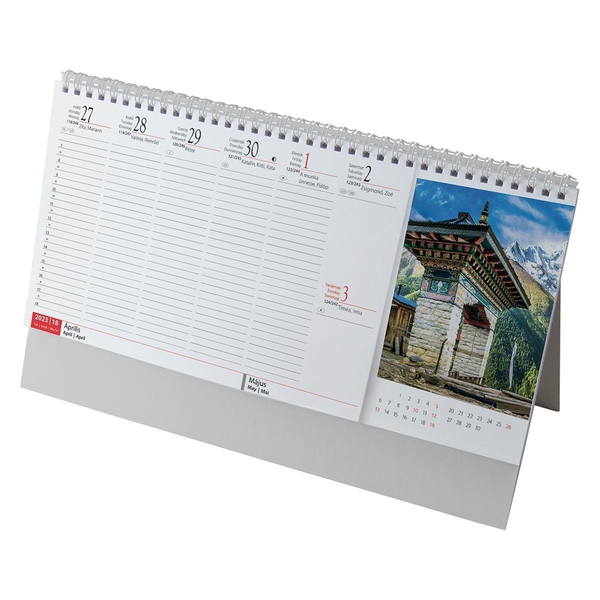 Calendar de birou in picioare Realsystem 2024 Mountains 7951-99
