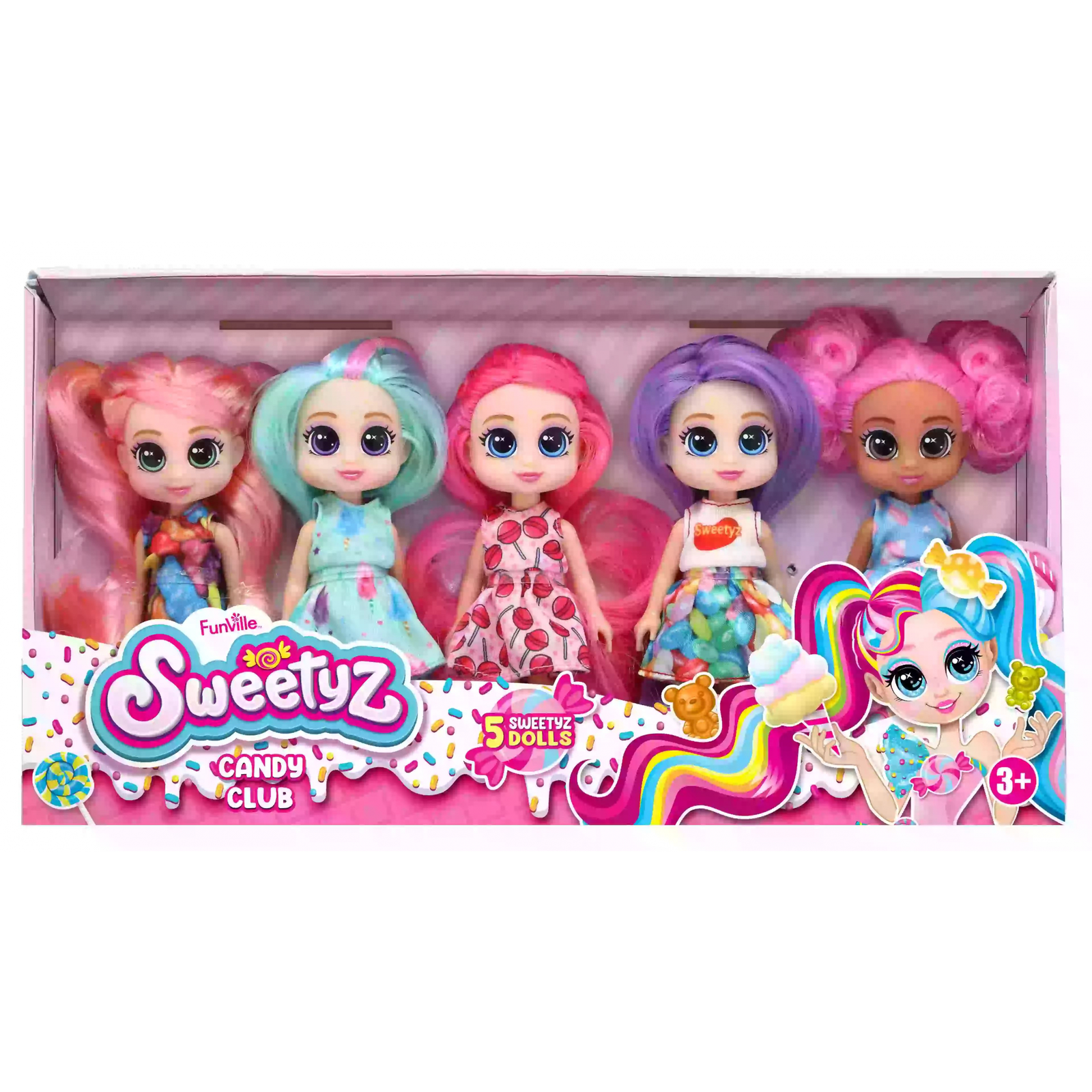 Funville 5 darabos Cukorfalat illatos mini baba szett (81079)