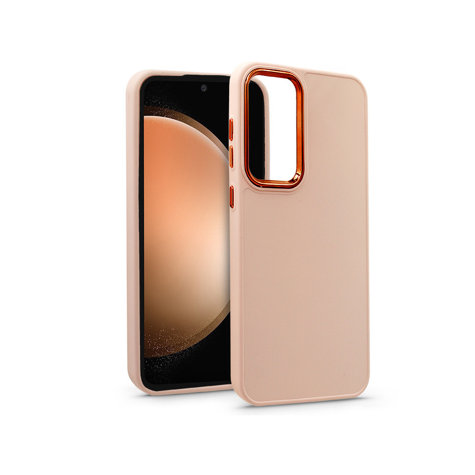 Samsung SM-S711 Galaxy S23 FE szilikon hátlap - Frame - rózsaszín (HF227196)