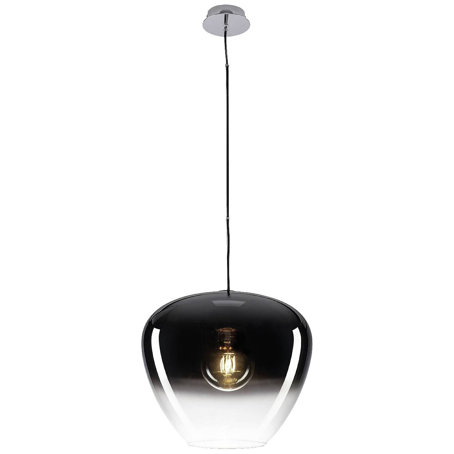 SLV PANTILO CONVEX 40 Függőlámpa E27 40W Króm (1003444) (SLV1003444)