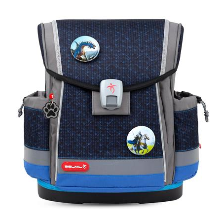 Belmil Classy Plus World of Dragons Iskolatáska - Kék/Szürke (405-78/AG/13)